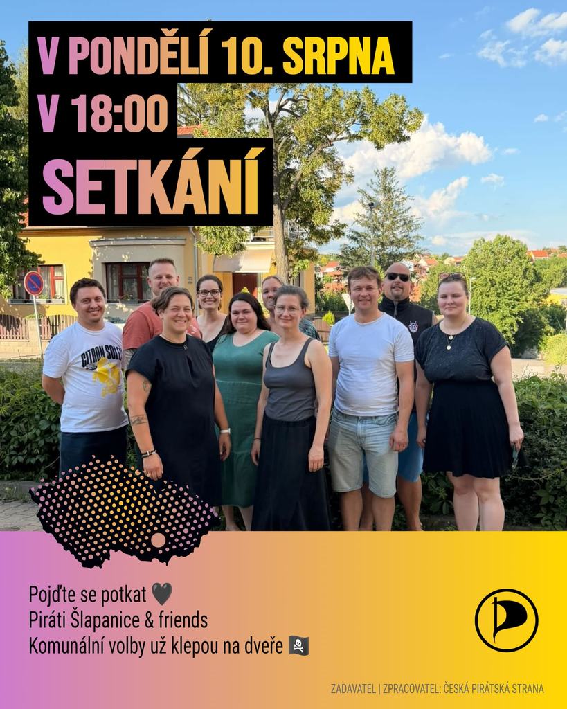 Schůze Pirátek a Pirátů Šlapanice & friends